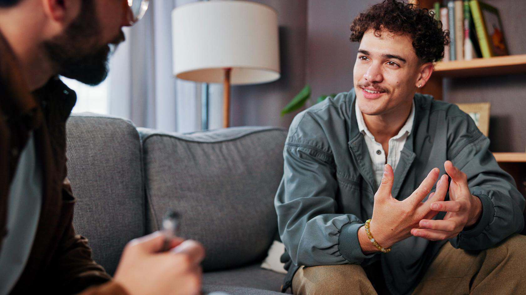 One-on-one therapy session as part of heroin addiction treatment in San Diego, CA.