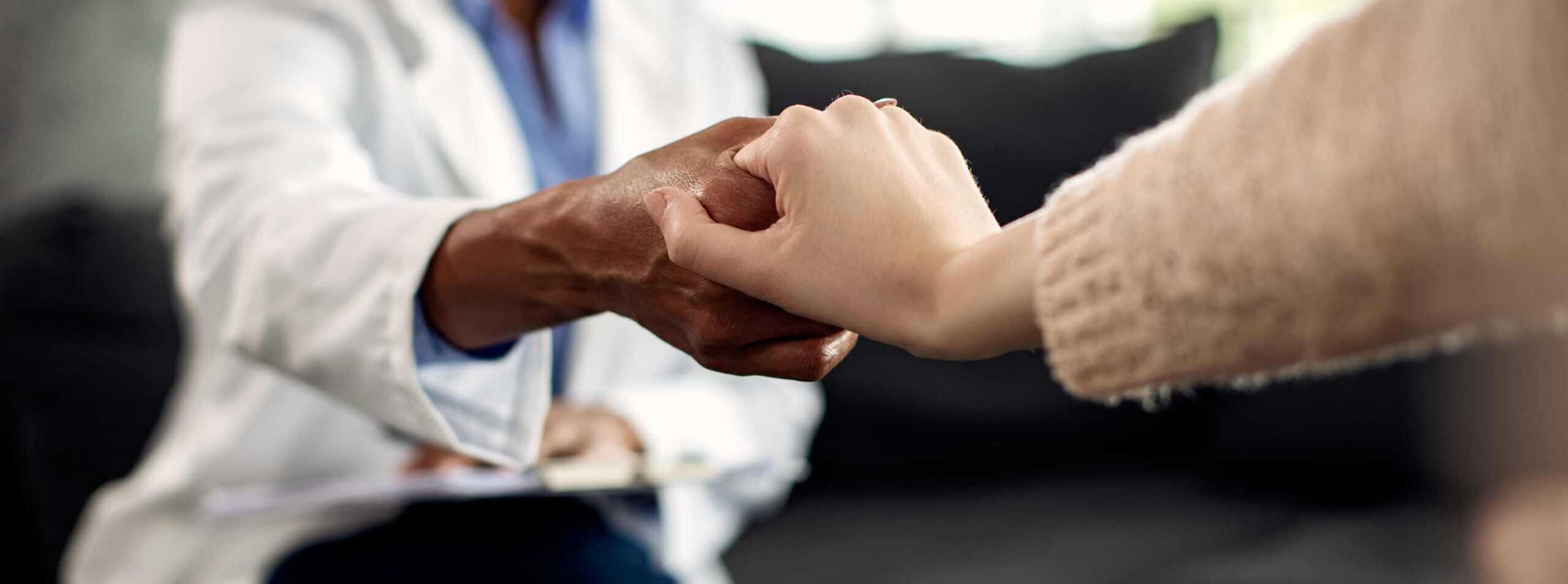 Clinician meeting with patient for drug addiction treatment in San Diego, California.