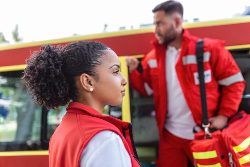 A paramedic considers seeking rehab for first responders in California.
