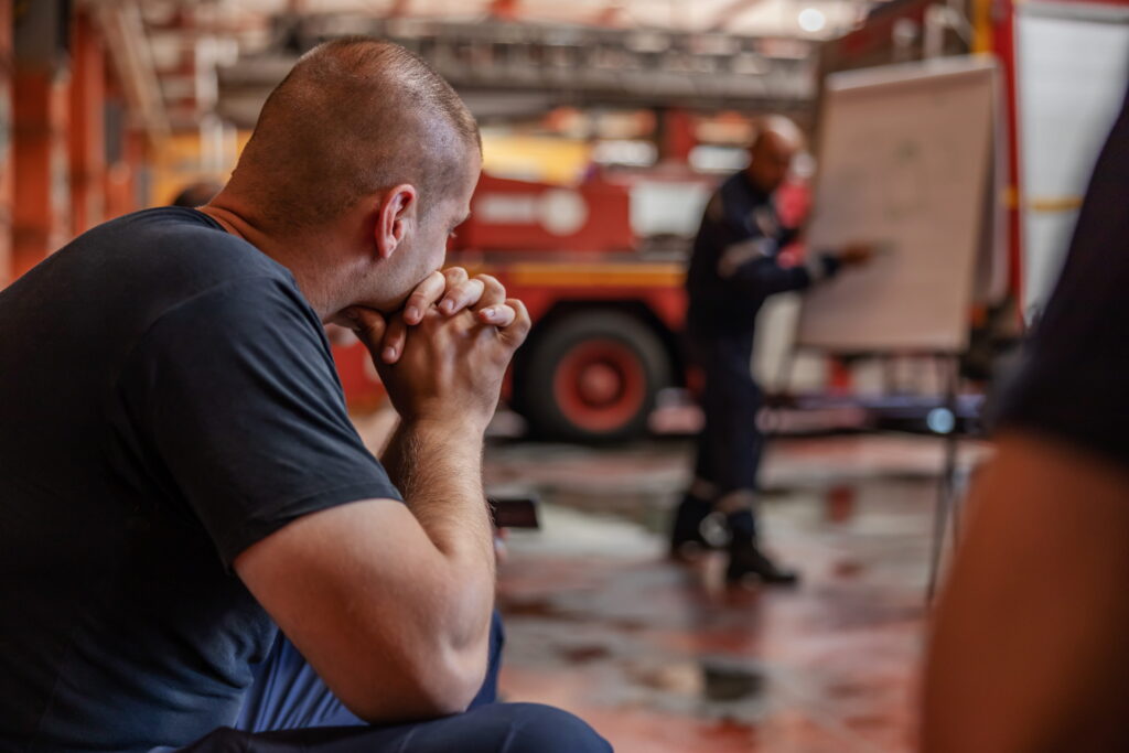 A firefighter decides to seek rehab for first responders in California.